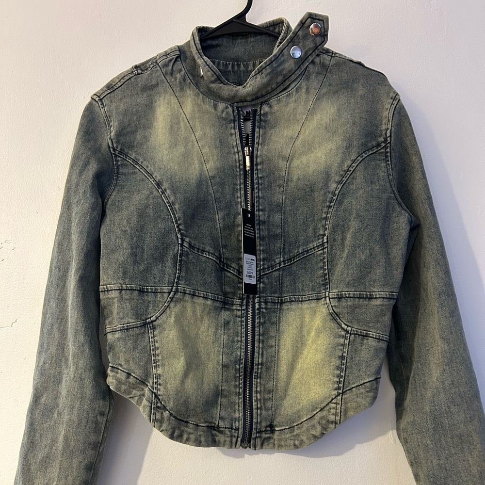 Fashion Nova Light Blue Denim Jacket